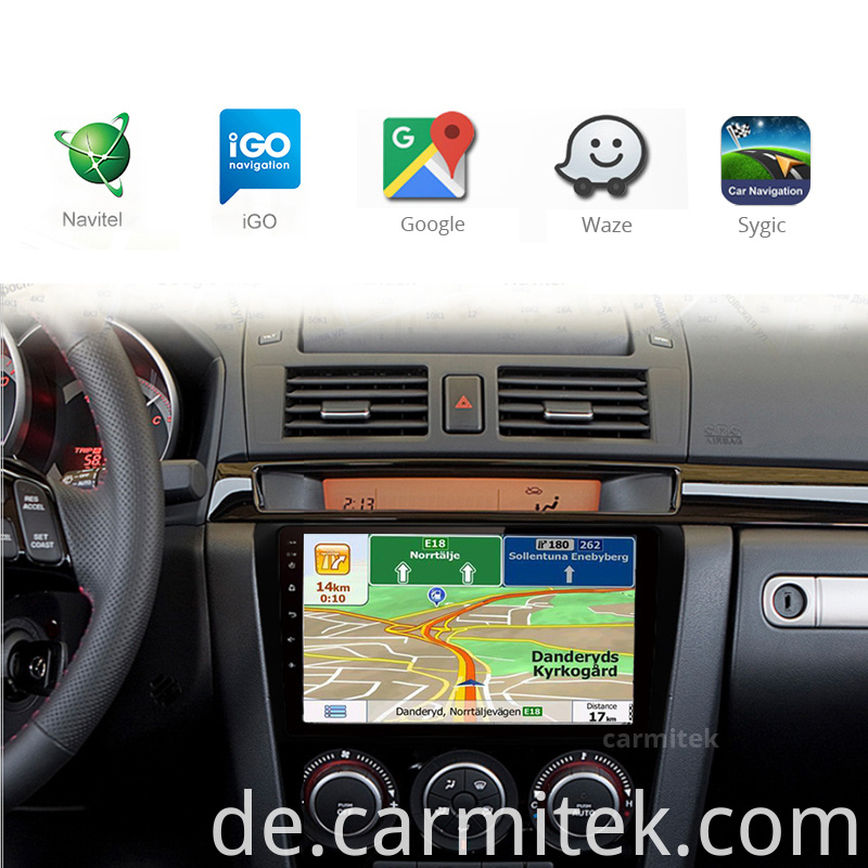 Carmitek head unit for Mazda 3